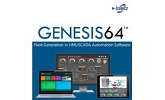 Mitsubishi Genesis64 - Advanced HMI SCADA Automation Software - Brochure