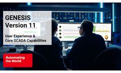 GENESIS Version 11: User Experience & Core SCADA Capabilities - Video