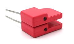 Ruier Seal - Model REC406 - High Strength Custom Printing Logo Stainless Steel Metal Cable Lock Seals
