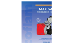Max - Model 17 to 500 kW - Monoblock Gas Burners Brochure