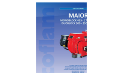 Maior - Model 415 to 17000 kW - Monoblock Burners Brochure