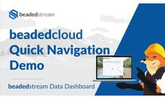 beadedcloud Remote Temperature Monitoring - Data Dashboard Demo - Video