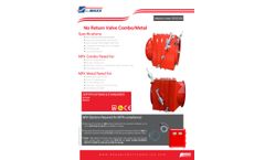 Boss - Model 50102/04 - No Return Valve Combo/Metal - Brochure