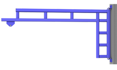 Gorbel - Model WSJ200 - Wall Mounted Enclosed Track Jib Crane