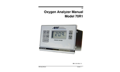 AMI - Model 70R1 - Oxygen Analyzer - Manual