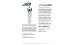 Model LRP W/ Demister - Sample Conditioning for Natural Gas Stream - Brochure