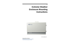 Extreme Weather Enclosure Mounting - Instructions Manual