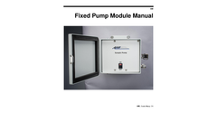 Fixed Pump Module - Manual