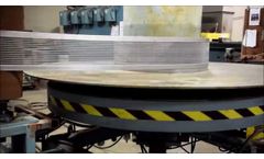 Concast - Wirtz Manufacturing - continuous casting (Spiral grid cast at .035` or .9mm) - Video
