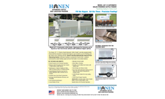Hanen Model LSF-12 Automatic Cattle and Livestock Feeder Brochure
