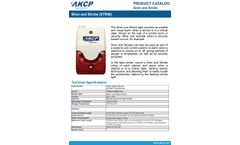 Model STR00 - Siren and Strobe Light - Datasheet