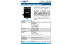 AKCP - Model PRB00-DCO - DC Sensor Controlled Relay Datasheet