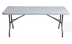 XDPC - Model XDT-361 - Plastic Outdoor Blow Mould Rectangular Folding Table