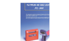 Fuji - Model PL-960 - Metal Pipe and Cable Locator Brochure