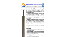 AMT - Model CTD/O2 - H2S/pH/T/D Fast Profiling Probe -  Brochure