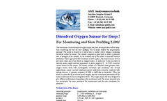 AMT - Model 6000 m - Deep Sea Sensor - Brochure