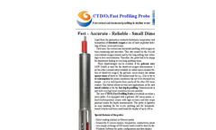 AMT - Model CTD - Oxygen Fast Profiling Probe - Brochure