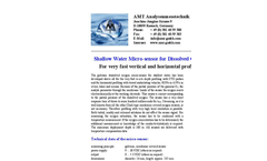 AMT - Shallow Water Oxygen Sensor - Brochure