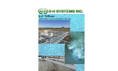 G-H Systems - Model Hydra-Solids - Single-Drop Medium Bubble Aeration Diffuser  - Brochure