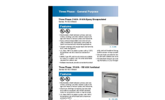 Dongan - Three Phase General Purpose Transformers Brochure