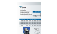 Dongan - Model ES-10 series - Industrial Control Transformers Brochure
