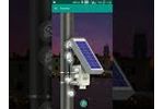 Solar Powered Pollution Track Monitor and Measure Device Video