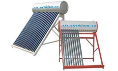 Atlantis Solar - Model 5US304 2B - Stainless Steel Non Pressure Solar Hot Water Heaters