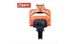 Lydite - Model BY-VH250 - Highway Guardrail Used Hydraulic Drop Hammer Ground Screw Mini Sheet Post Ramming Pile Driver Machine