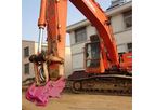 Lydite - Model BYLK50 - Hydraulic tilting quick hitch for excavator
