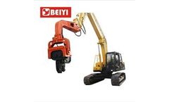 lydite - Model BY-VH330 - hydraulic vibrotary hammer pile driver vibro hammer sheet pile machine