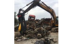 Lydite - Model BYCS60RT - Excavator hydraulic metal cutting shear for cutting aluminum