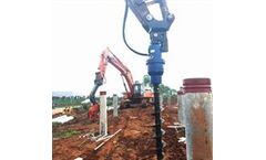 Lydite - Model BY-AD60 - New condition ground screw pile driver solar pile driver