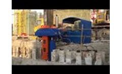 Application of pile pulling machine
