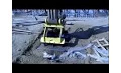 Use of hydraulic compactor