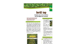Fertil - Non-Woven Fertiss in Trays Brochure