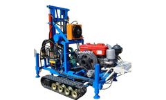 SUNMOY HC300D crawler drilling rig is equipped with 120m3/hour big water flow mud pump