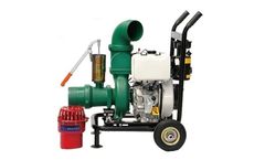 Sunmoy - Model IQ150-180B-8.5C (N49) - 6-Inch Electric Start Diesel Pump