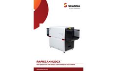 Scanna - Model Rapiscan 920CX - Conveyorised X-ray System - Brochure