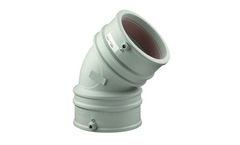 PLASSON - Model 470604 - 45 Elbow Wastewater System Fittings