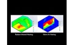 Radiant Infrared vs Warm Air Heating Video