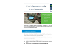 IVS - Software Solutions for in Vitro Laboratories Brochure