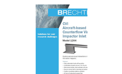 Brechtel - Model 1204 - Aircraft Based Counterflow Virtual Impactor Inlet System (CVI) Brochure