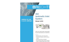 Brechtel - Model 1200 - Isokinetic Inlet System Brochure