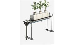 Hydroponic - Model HS - Elevated Drainage Collection Gutters System