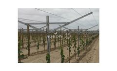Agrow - Model OVS-CC - Open Gable Trellises Central Crossarms