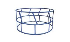 Agrow - Model FRS-FW - Weld Steel Round Bale Feeder