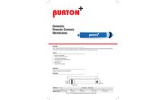 Burton + - Domestic RO Membranes - Brochure
