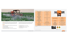 Shaktiman Rakshak - Model 400 - Sprayer Brochure