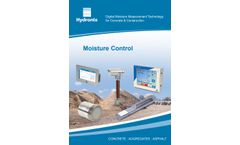 Hydronix Sensors for Moisture Measurement in Aggregates and Sand - Brochure