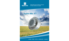 Hydro-Mix - Model XT - Measure Moisture Sensors for Moisture Measurement - Brochure